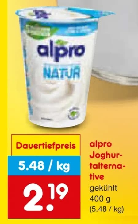 Vegan Soya Joghurt-Alternative
