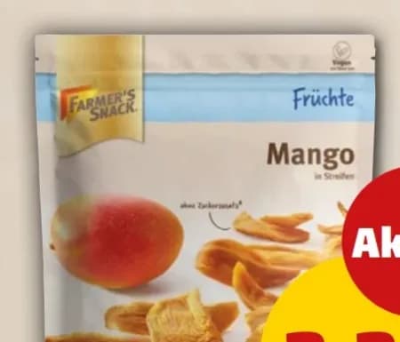 Mangostreifen Vegan