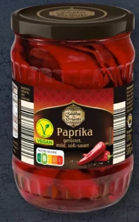 Geröstete Paprika vegan
