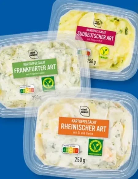 Regionaler Kartoffelsalat vegan