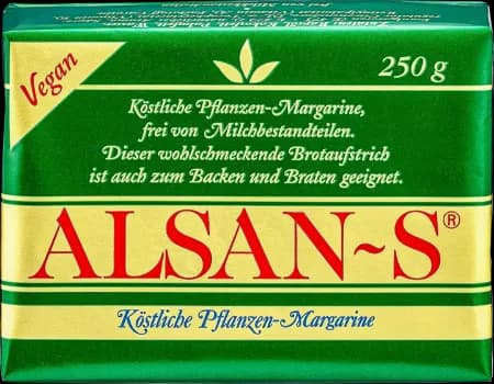 Pflanzen-Margarine vegan