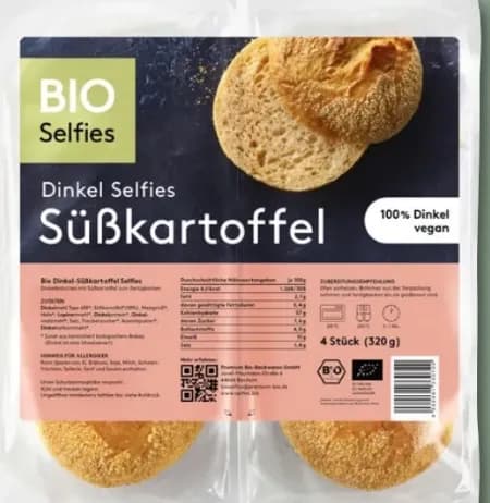 Bio Dinkel Süßkartoffel vegan