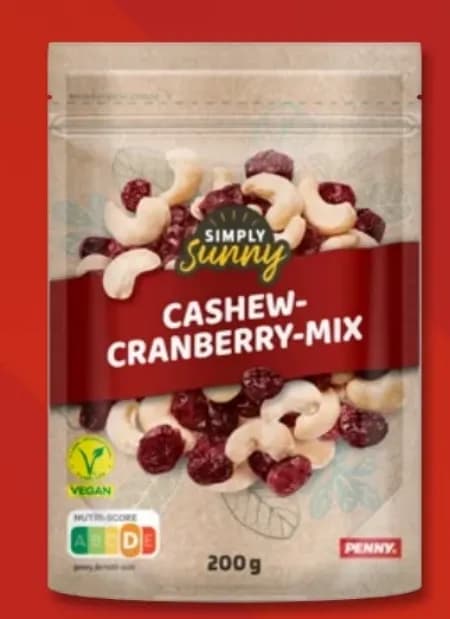 Cashew Cranberry Mix vegan