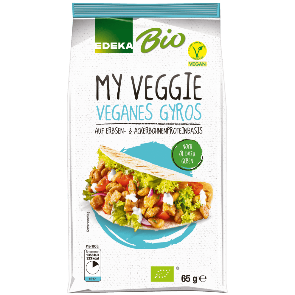 Veganes Fertiggericht Gyros