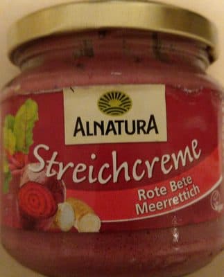 Streichcreme Rote Bete Meerrettich