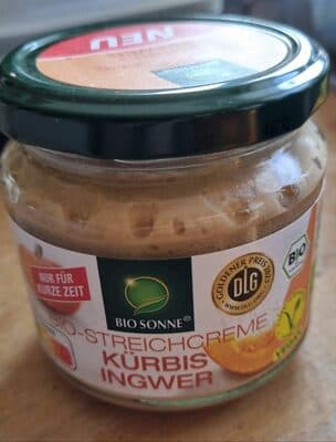 Bio-Streichcreme Kürbis Ingwer