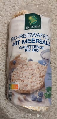 Bio-Reiswaffeln mit Meersalz