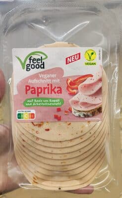 veganer Aufschnitt paprika