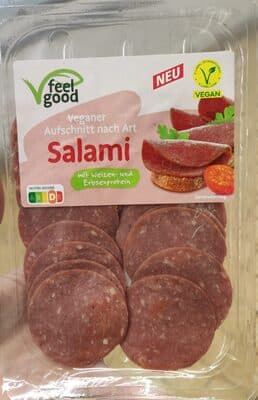 Veganer Aufschnitt nach Art Salami