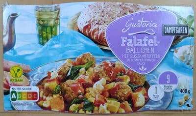 Falafel-Bällchen mit Süßkartoffeln