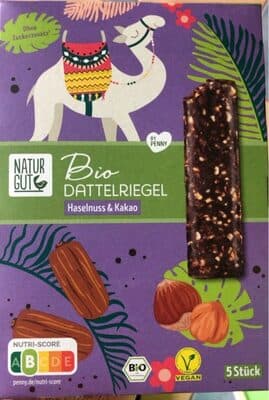 Dattelriegel Haselnuss & Kakao