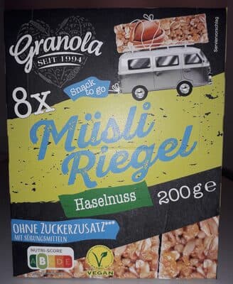 Müsli Riegel - Haselnuss