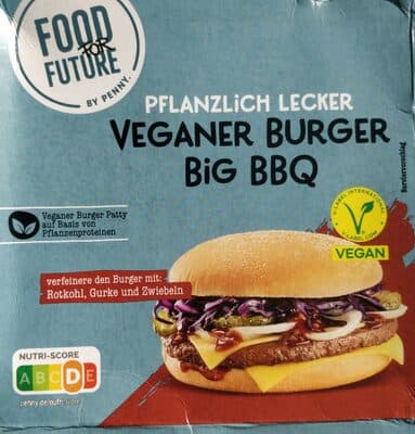 Veganer Burger Big BBQ