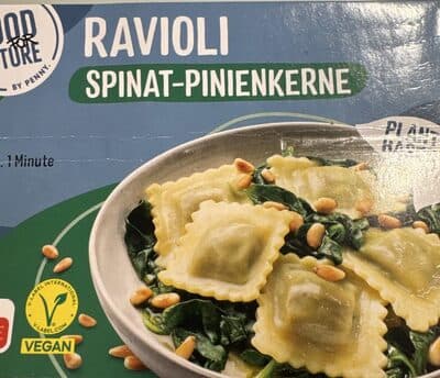 Ravioli Spinat-Pinienkerne
