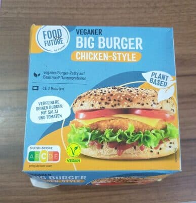 Veganer Bif Burger Chicken Style