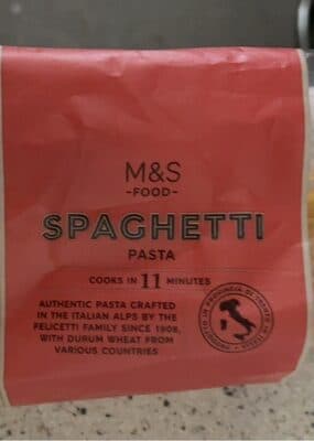 Spaghetti pasta