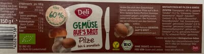 Gemüse auf's Brot Pilze