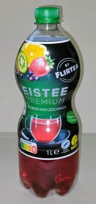 Premium-Eistee - Erdbeer-Kiwigeschmack