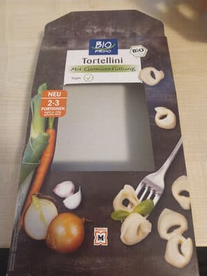 Tortellini mit Gemüsefüllung