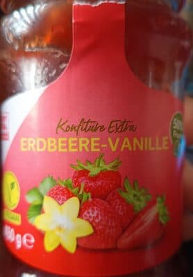 Konfitüre Extra Erdbeer-Vanille