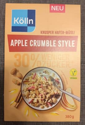 Knusper-Hafermüsli - Apple Crumble Style