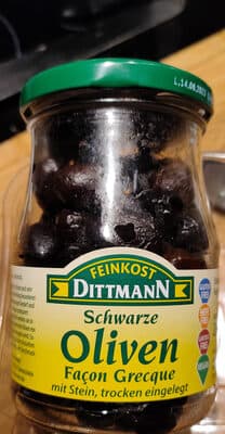 Oliven Schwarze oliven
