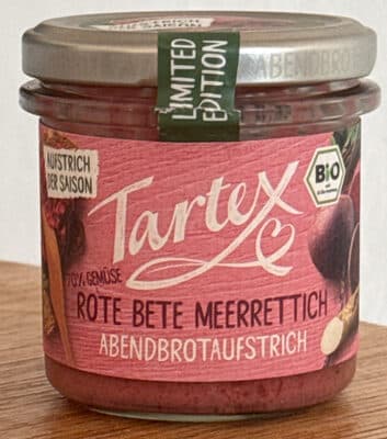 Rote Bete Meerrettich Abendbrotaufstrich
