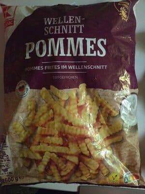 Wellenschnitt Pommes