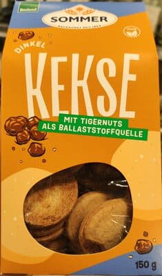 Dinkel Kekse mit Tigernuts als Ballaststoffquelle