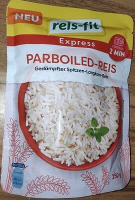 Reis-Fit Express Parboiled Reis Gedämpfter Spitzen-Langkorn-Reis Gedämpfter Spitzen-Langkorn-Reis