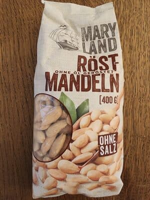 Rostmandeln (ohne Salz)