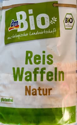 Reis Waffeln Natur
