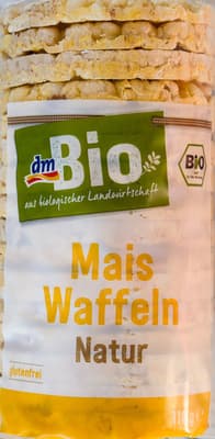 Mais Waffeln Natur