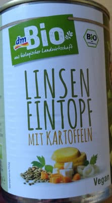 Linseneintopf mit Kartoffeln
