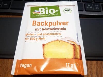Backpulver mit Reinweinstein