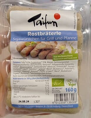 Rostbräterle Sojawürstchen