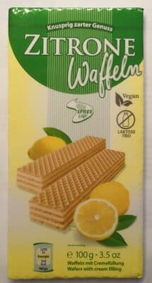Zitrone Waffeln