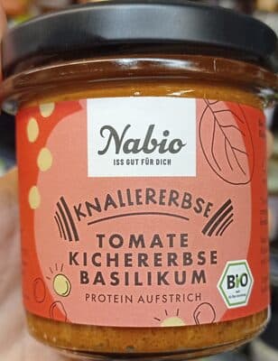 Knallerbse, Kichererbse Tomate Aufstrich