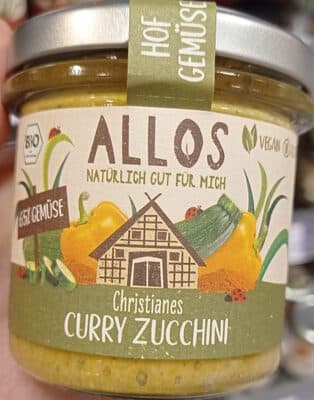 Brotaufstrich Curry-Zucchini bio