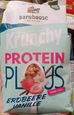 Krunchy Protein Plus Erdbeere Vanille