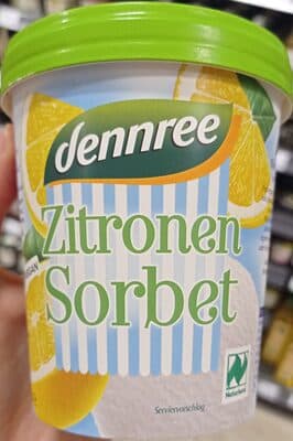 Zitronen Sorbet