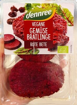 Bio gemüsebratling Rote Bete