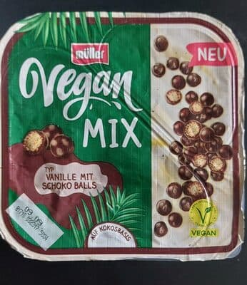 Vegan Mix Typ Vanille mit Schoko Balls
