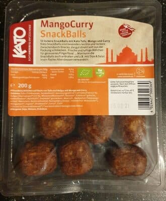 Mango Curry Snack Balls