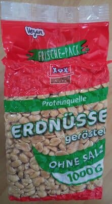 Erdnüsse geröstet ohne Salz