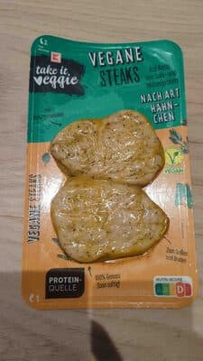 Vegane Steaks nach Art Hähnchen