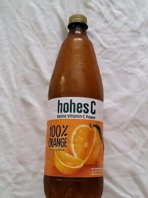 hohes C Orangensaft PETE 1 Pfand hohes C Saft 1l