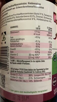 Saft - Plus Eisen