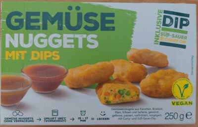 Gemüsenuggets mit Dip