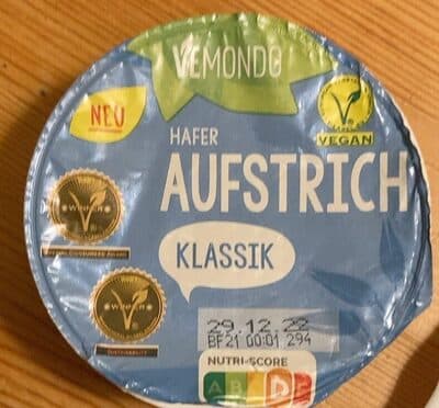 Haferaufstrich klassik